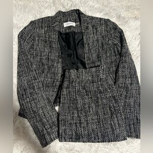 Calvin Klein Black and White Blazer